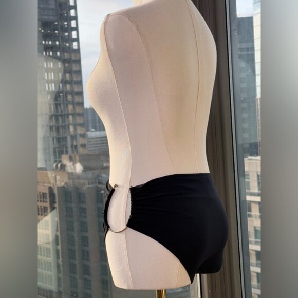 🆕 CHRISTOPHER ESBER 🧿 NWOT U Prong Black Swim Brief, Sz AU 8 US 4 - Picture 7 of 13